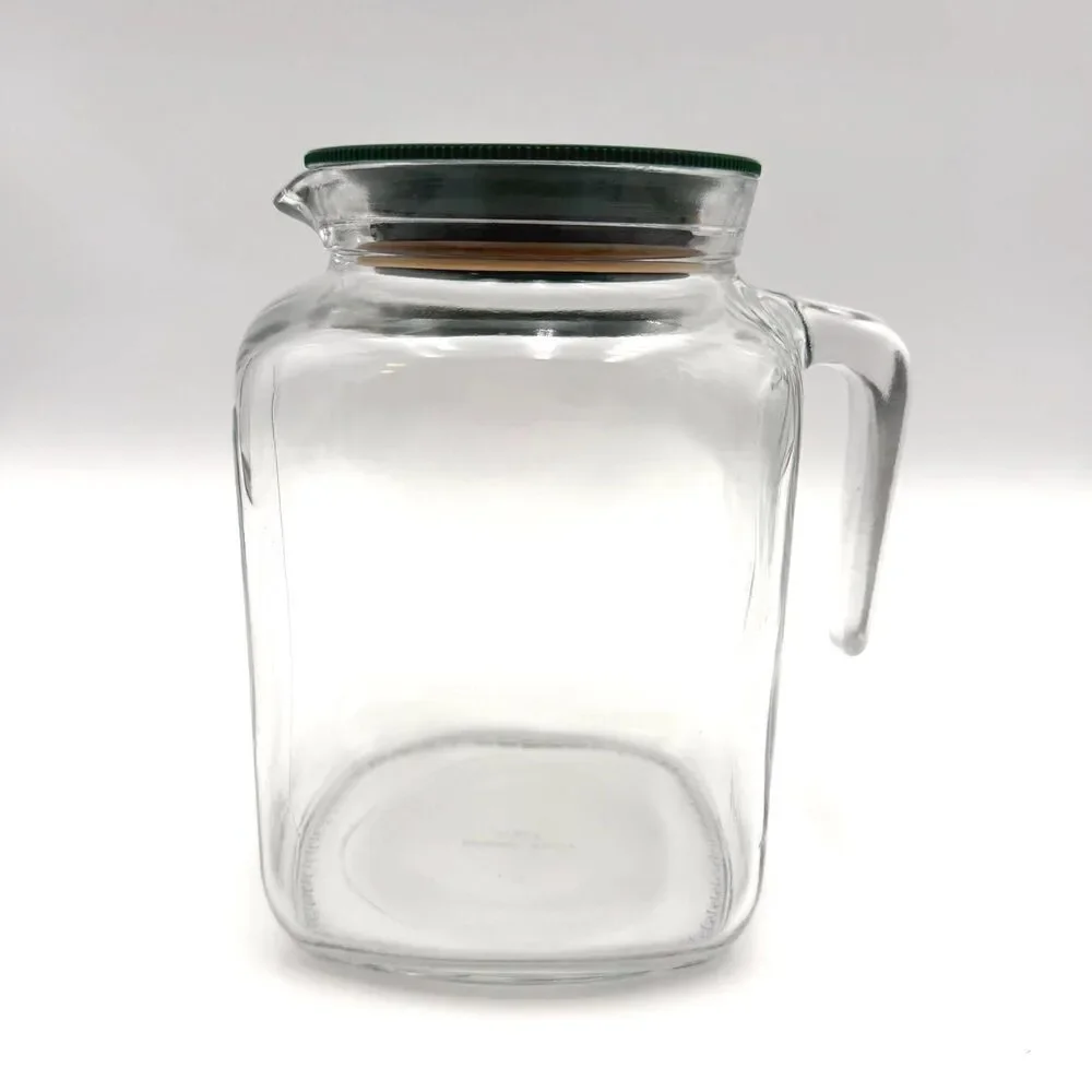Bormioli Rocco Italian Water Pitcher w/ Tight Seal Lid